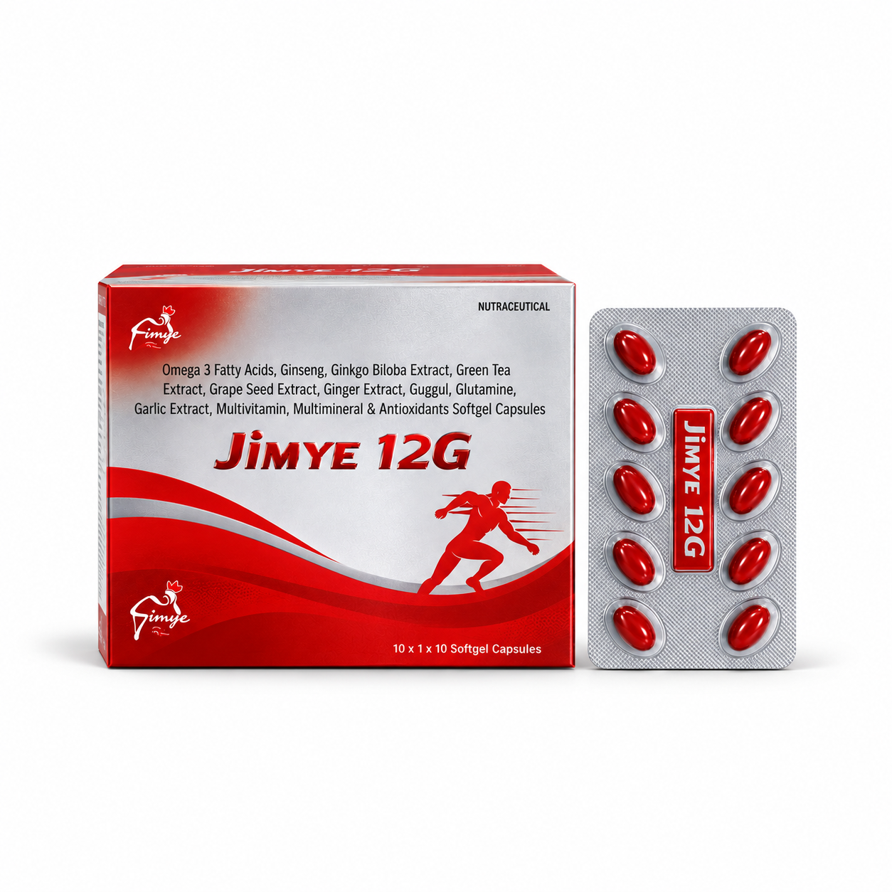 JIMYE 12G – Multivitamin, Multimineral & Antioxidant Softgel Capsules - Image 2